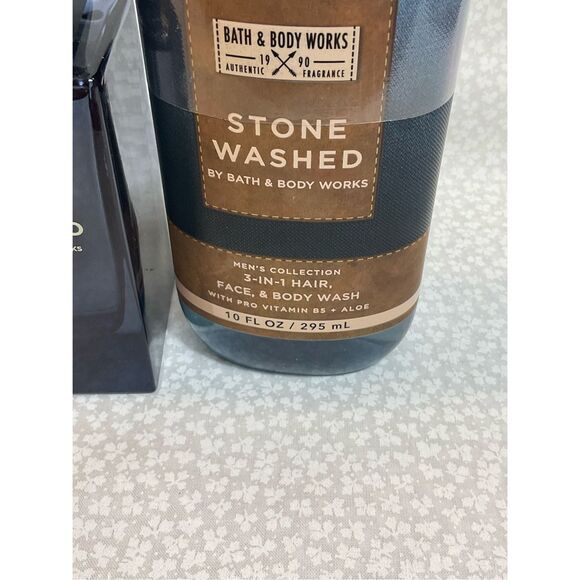 Bath and Body Works MEN’S STONE WASHED 2 Piece Set - Picture 3 of 9